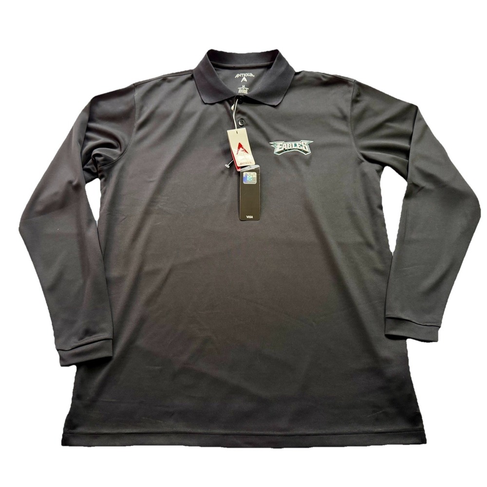 Antigua NFL Philadelphia Eagles Men's Long Sleeve Shirt Size Medium New With Tag - Picture 2 of 10